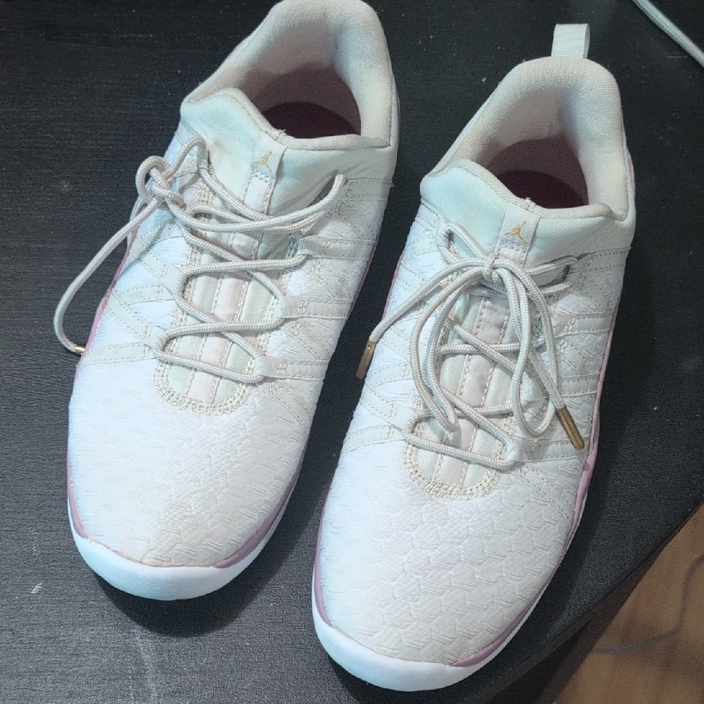 Jordan Women's Pale Pink Athletic Sneakers